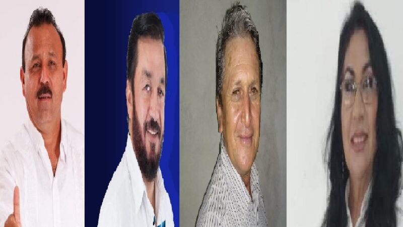 Candidatos de MC, MORENA, PRI y el PAN buscaran la alcaldía de Dzidzantún