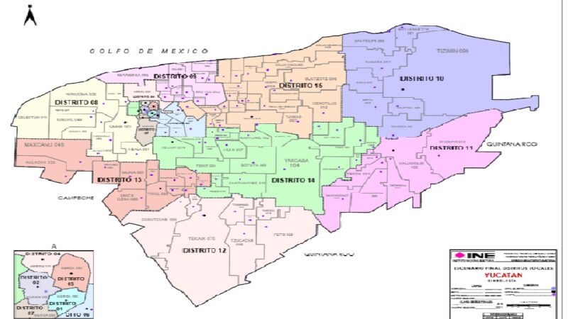 CONOCE LOS DISTRITOS ELECTORALES EN YUCATÁN