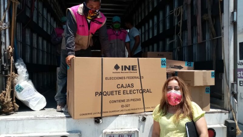 Llega sin custodio material electoral a la 02 Junta Distrital Ejecutiva en Progreso