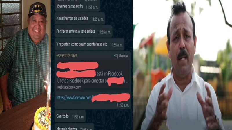 Ismael Aguilar, un alcalde represor, con grupos cibernéticos reporta cuentas en Facebook.