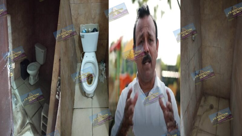 Con un palacio desmantelado el alcalde de Dzidzantún anunció su reelección