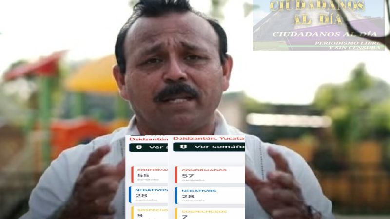 Cuatro muertos y dos positivos de Covid-9 se sumó esta semana en Dzidzantún