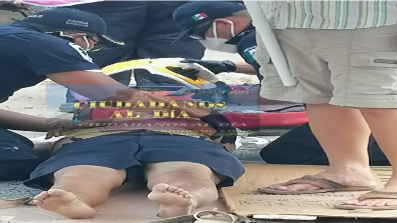 Un adolecente derrapó con su moto y se lesionó de gravedad en Motul