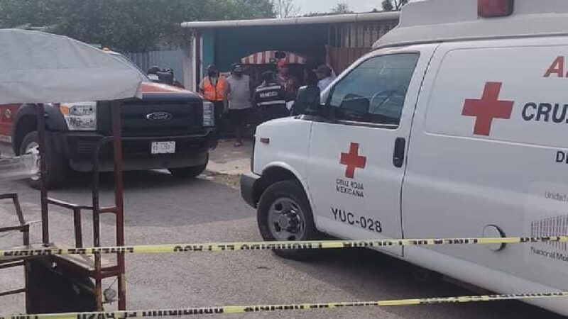 Patrón y empleado caen y mueren dentro de una fosa séptica en Ticul