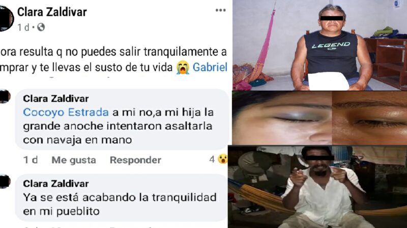 Con una navaja un delincuente intentó asaltar a una menor en Dzidzantún