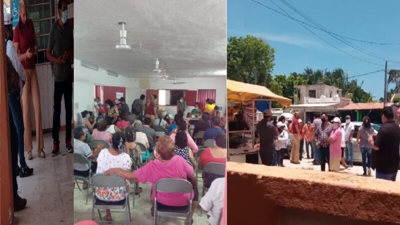 Ejidatarios de Chelen pidieron a Jessica Saiden que se retire de una asamblea ejidal.