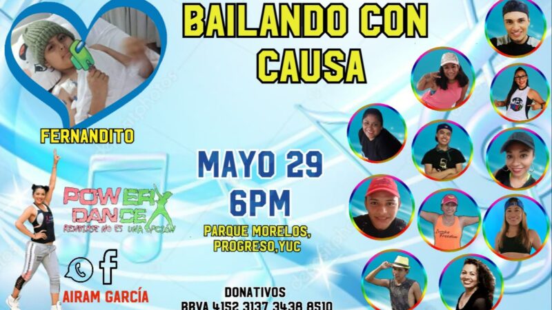 Baila con causa, apoya a Fernandito en Progreso