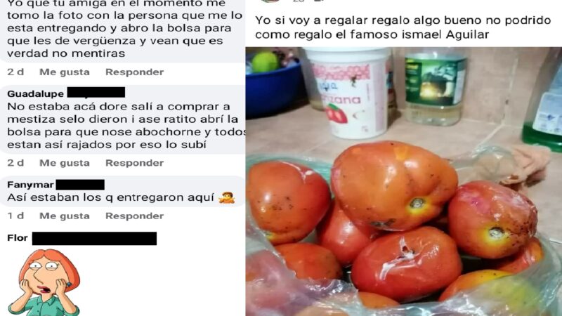 Alcalde y candidato a la alcaldía de Dzidzantún repartió tomates podridos denuncian en redes sociales