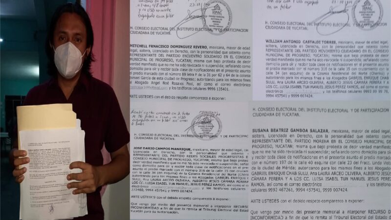 Morena y sus aliados impugnaron las elecciones de Progreso con documentos plagiados.