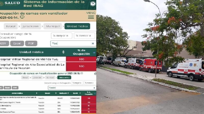 Un rebrote de Covid satura clínicas en Yucatán,