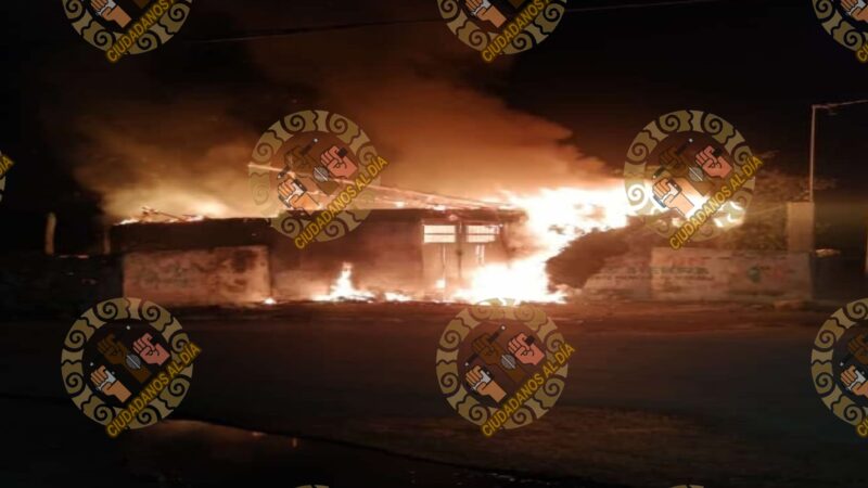 Queman una casa en Yobain, se presume fueron mapaches