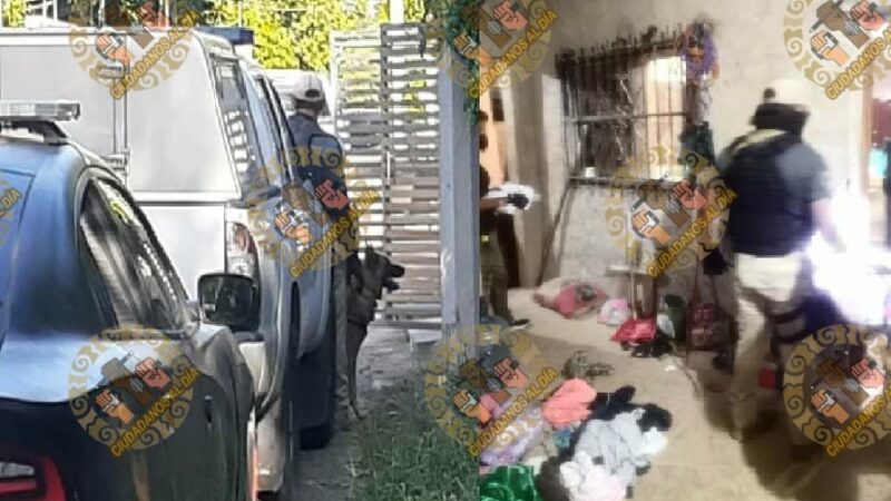 Catean dos casas de mininarcos en Dzidzantún, hay dos detenidos