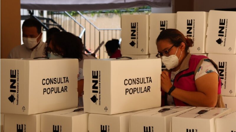 INE Yucatán recibió 1.6 millones de papeletas para consulta popular 