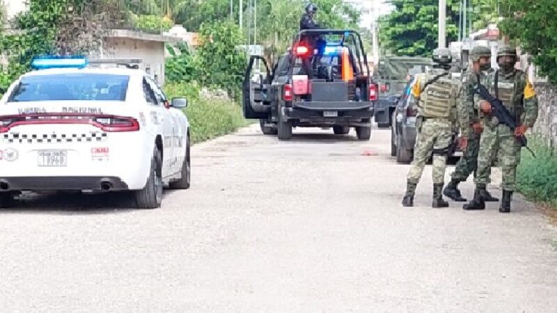 Agentes de la FGR detiene a pareja de mininarcos en Tizimín, y un menor bajo custodia del Estado