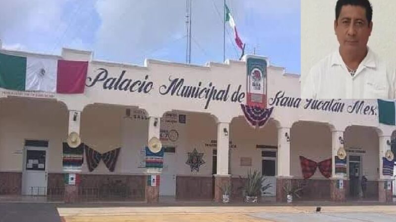 Fallece Jorge Aguilar presidente municipal de Kaua.