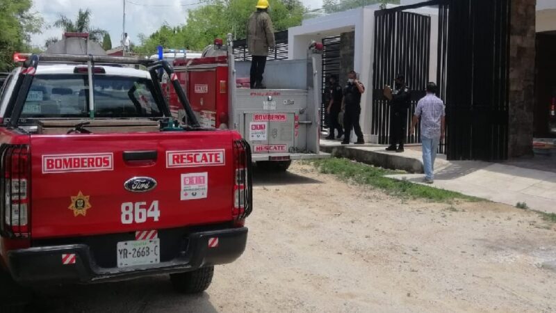 Un pintor alerta a bomberos y evita que se queme una casa en Santa Gertrudis
