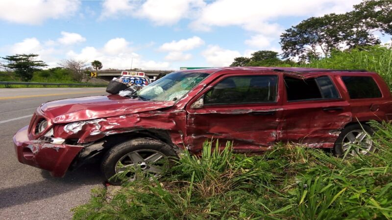 Se fractura cadera y clavícula en accidente carretero en la vía Mérida-Tizimín