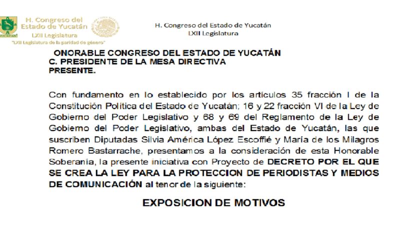 “LEY MORDAZA o iniciativa de ley”, de Silvia López y Milagros Romero