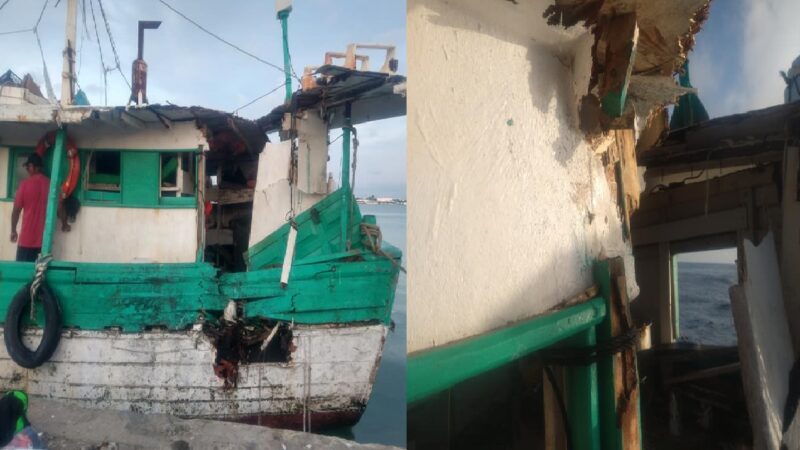 El Tiburón III choca a otra embarcación y los abandona en altamar