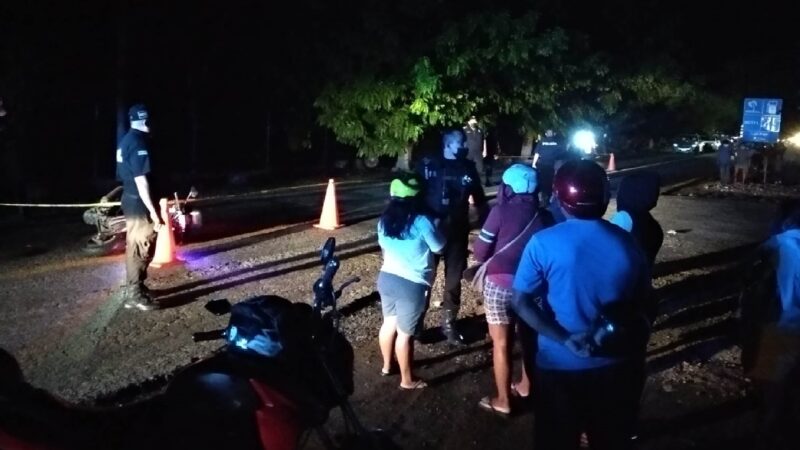 Un joven motociclista de Dzidzantún derrapa y muere cuando era trasladado a una clínica