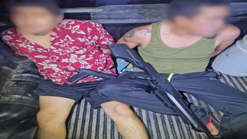 Con armas de juguete amenazaron de muerte a una persona en Kanasín, ya están detenidos