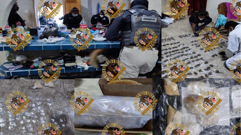 Duro golpe al narco en Celestún: Decomisan 459 bolsas de cocaína y marihuana