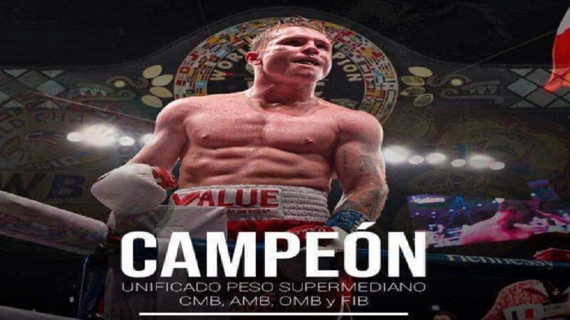 Canelo Álvarez campeón absoluto de los supermedianos al noquear a Caleb Plan