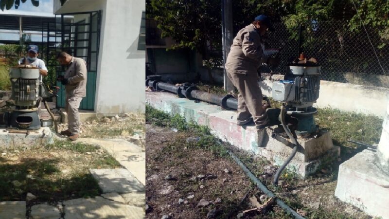 El alcalde mandilón deja cuatro días sin agua potable al pueblo de Cansahcab