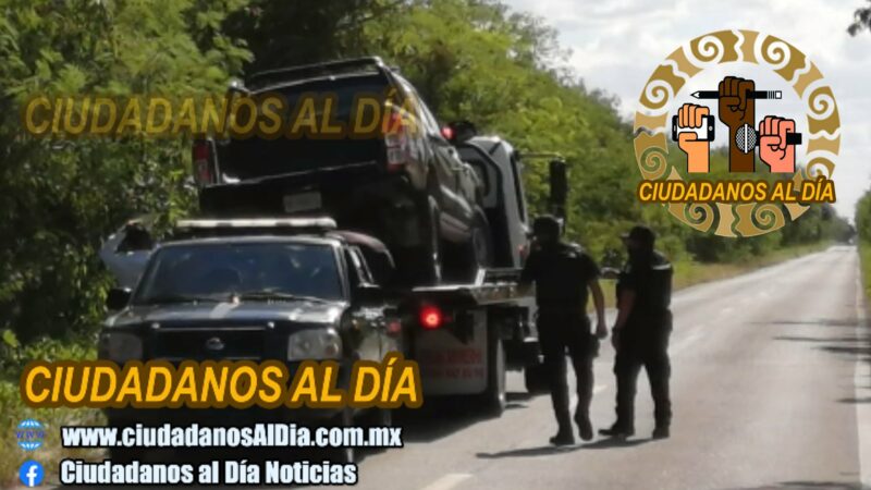 Director de la policía de Suma se sale de la carretera y despedaza una patrulla.