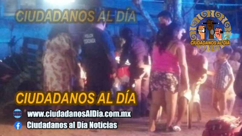 Choca a un mototaxi y lesiona a una pasajera, luego huye del lugar y abandona a su propia familia.