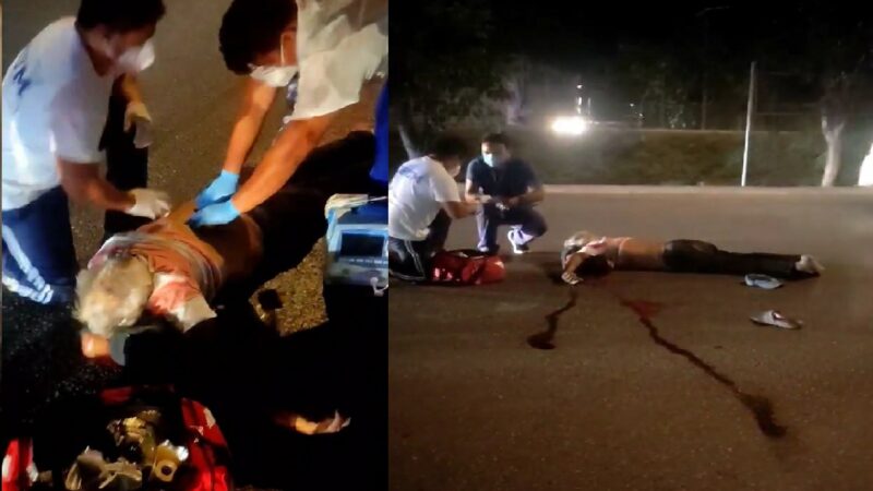 Peatón muere luego de ser atropellado en el periférico de Mérida