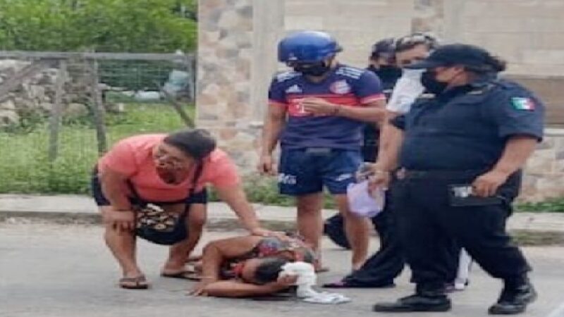 Va a comprar un medicamento a la farmacia y la atropella su vecino