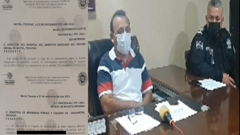 La FGE requirió informes de la policía de Dzidzantún y al IMSS de Motul, por presunto abuso sexual