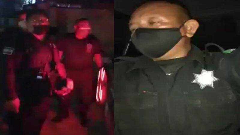 Policía ebrio atropello y lesiono a un motociclista en Tizimín