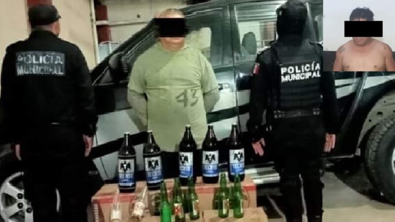 Dos detenidos por venta y compra de cerveza clandestina en Ticul