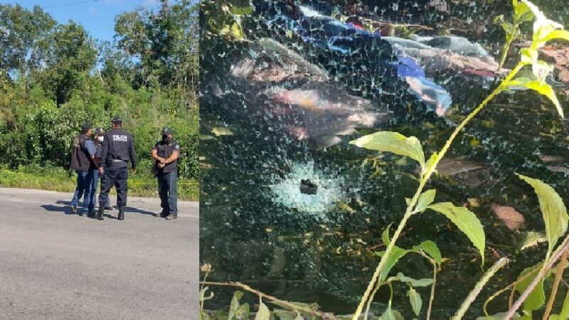 Ejecutaran de dos balazos a un sujeto en la vía Xcalacop-Pisté