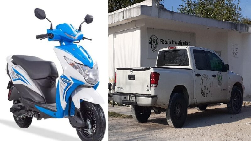 Dos sujetos roban una moto a mano armada a escasos metros de la comandancia municipal de Motul