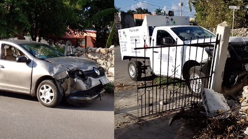 Chocan a carrero de gas Z y derriba un muro en la colonia Carranza