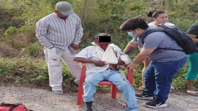 Atropella, lesiona y abandona a un ciclista a su suerte en la vía Tizimín-Buctzotz