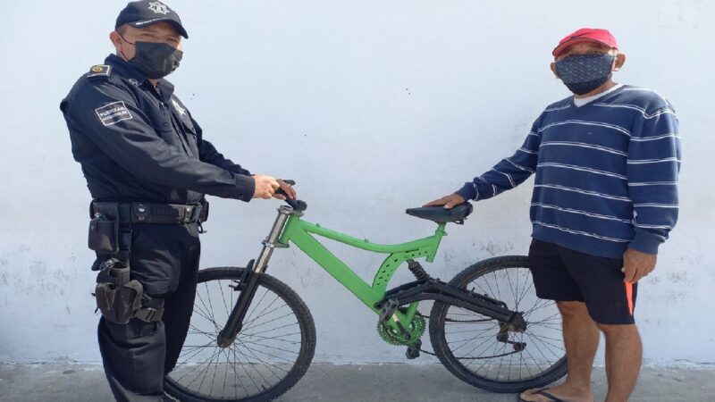 Recuperando una bicicleta abandonada inició la nueva era de la policía de Progreso