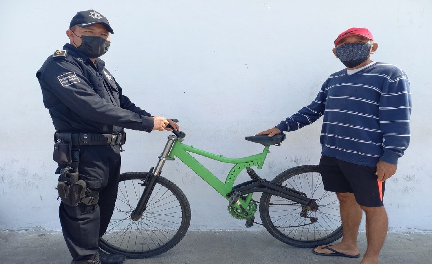 Recuperando una bicicleta abandonada inició la nueva era de la policía de Progreso
