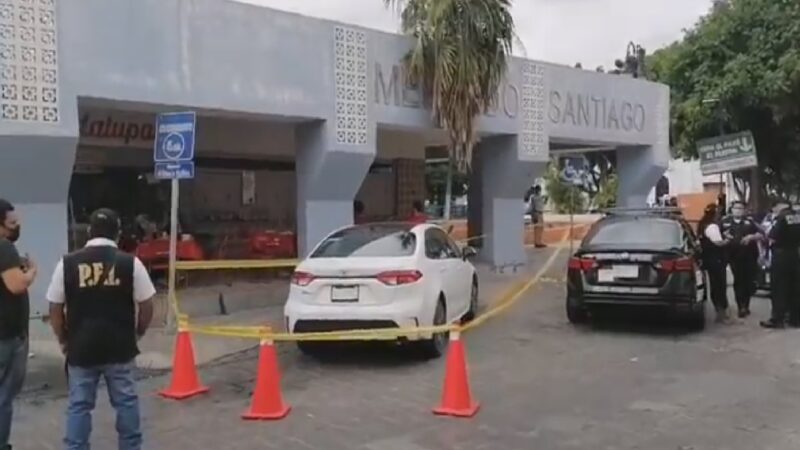 Roban un auto en Progreso y lo abandonan en el barrio de Santiago en Mérida