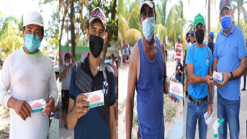 Pescadores yucatecos ya cobraron su primer apoyo por la veda del mero