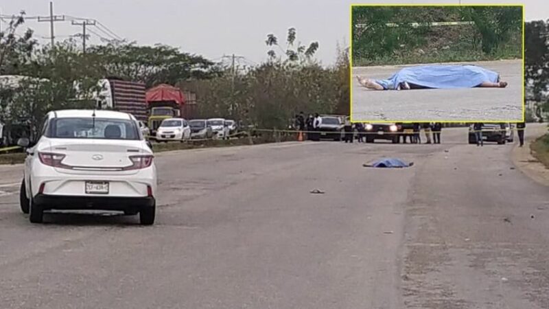 Atropella y mata a un abuelito cerca de un puente peatonal en el periférico de Mérida