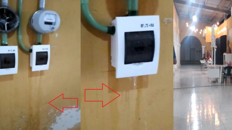 (video) Locatarios de Dzidzantún con miedo de electrocutarse denuncian