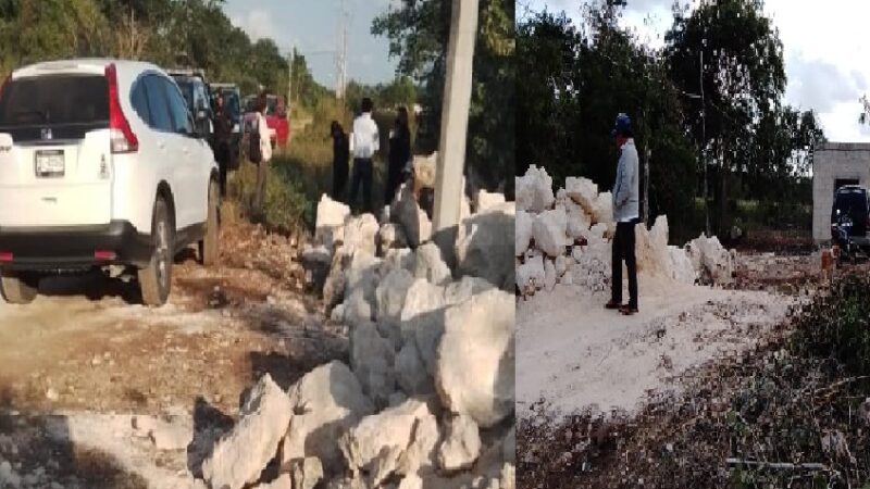 Temaxeños son despojados de su rancho por el alcalde, denuncian afectados.