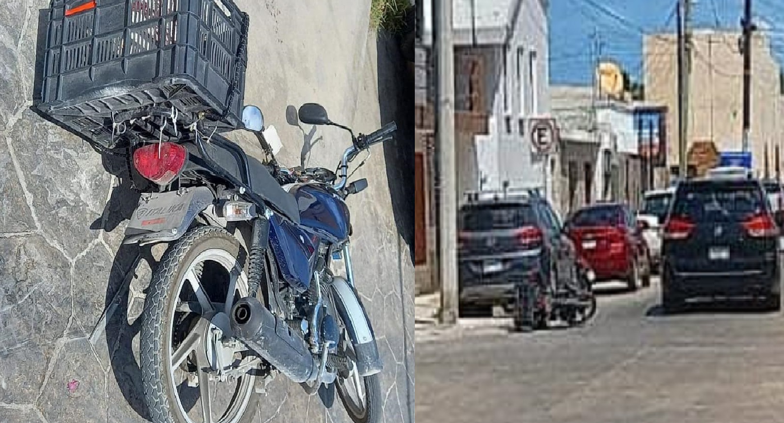 Se vuela un alto choca y lesiona a una joven motociclista en calles de Progreso