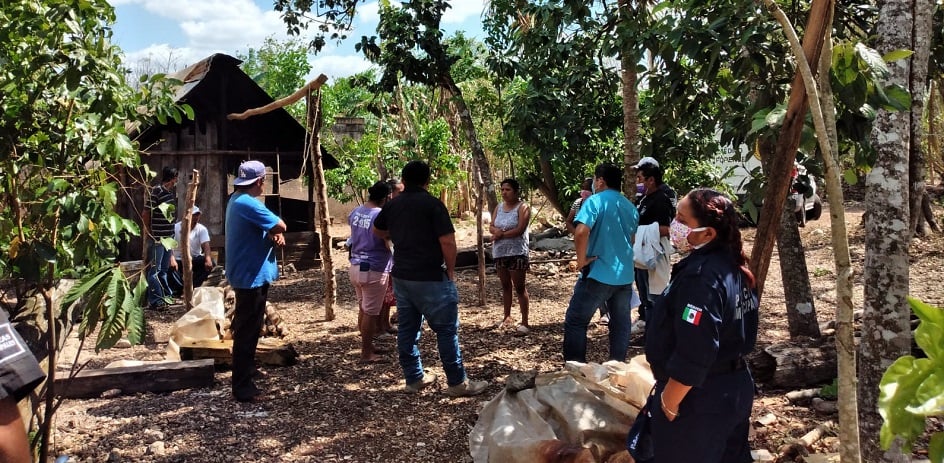 Abuelito muere con la cabeza dentro de una cueva de un “huech”, en Colonia Yucatán