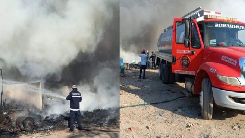 De manera misteriosa se incendió el basurero municipal de Valladolid