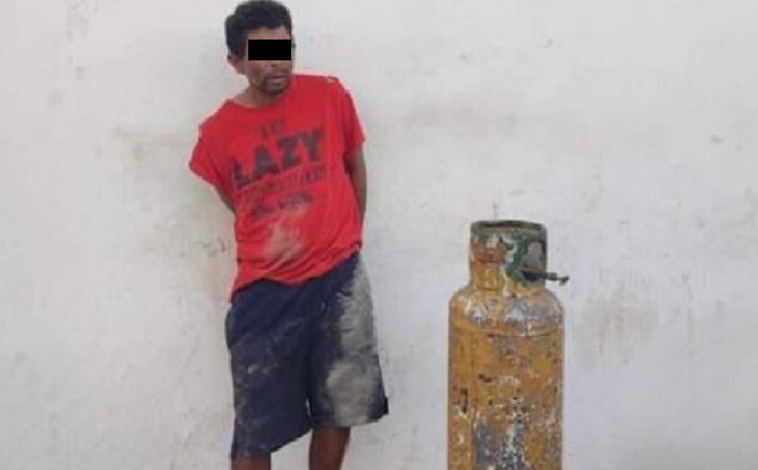 Detienen al custodio por robar un tanque de gas de un puesto de papas en Valladolid